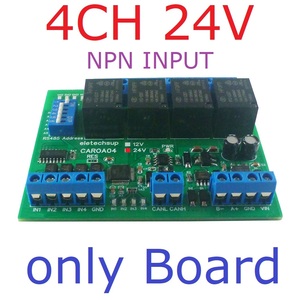 Placa NPN de 24V y 4 canales, módulo de relé CAN Fieldbus, RS485 Modbus RTU PLC IO, placa de expansión NPN/PNP, controlador CAN de entrada Digital - Product Image 4