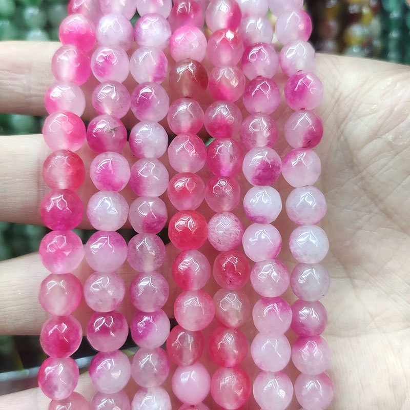 Pink-white Candy Jade