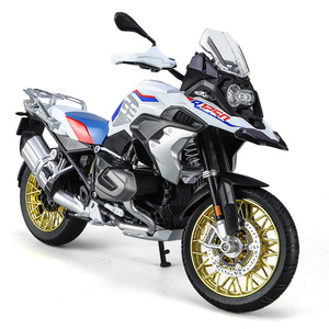 ダイキャスト合金モデルおもちゃ1:9 GSR1250オートバイの音と光の前輪は車輪を回します可動金属モデルおもちゃオートバイ - Product Image 1