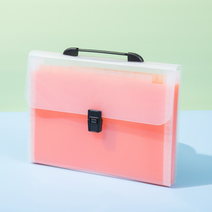 Carpeta de archivos de plástico personalizada A4 de alta calidad con sistema de expansión de 13 bolsillos y producto de archivo de calidad de Material transparente PP - Product Image 4