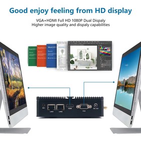 Tascabile Mini Computer N100 processore Dual LAN Dual HD-MI DDR4 RS232 COM 4 USB 3.0 incorporati Mini Computer Wifi 6 Mini Pc - Product Image 5