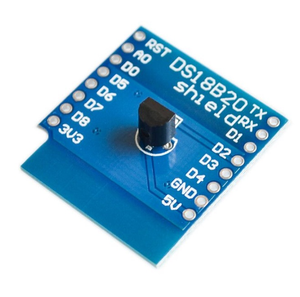 WeMos ESP8266 DS18B20 Módulo de sensor de temperatura D1 Mini Sensor de temperatura Shield para Raspberry Pi Wi-Fi IoT