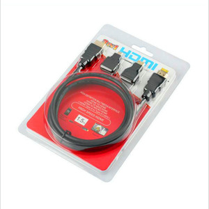 1,5 M 3-en-1 HDMI macho a macho HDTV 1,4 Cable con Micro HDMI Mini adaptador para cámara de altavoz de monitor de computadora - Product Image 6