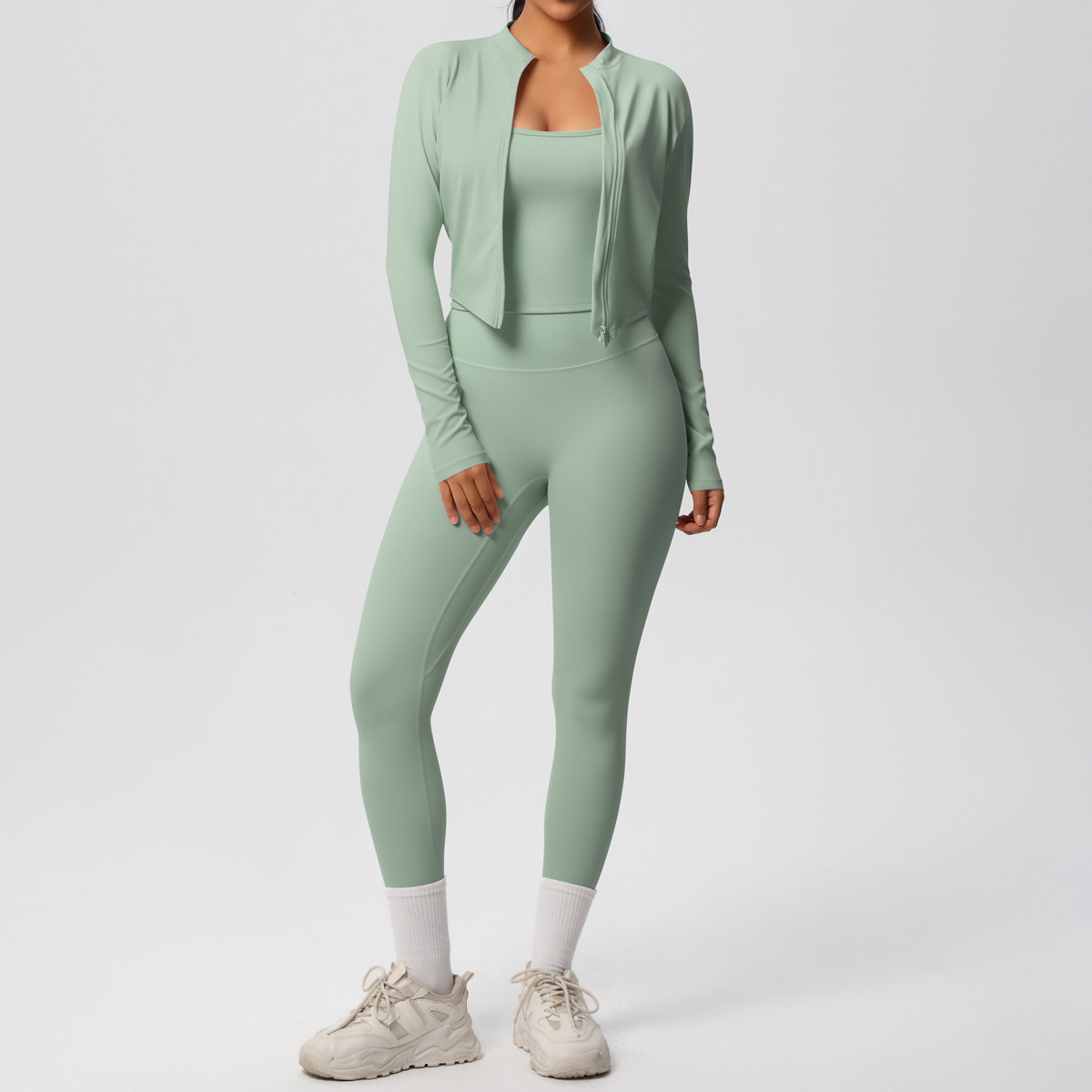 Set 3 pezzi verde basilico