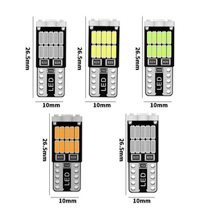 HOLY Car <strong>Led</strong> Bulb 194 24smd 26smd 4014 Error Free Canbus T10 <strong>Led</strong> Canbus W5W 194 192 168 <strong>LED</strong> Bulb With Cool <strong>Red</strong> Cool Green - Product Image 5