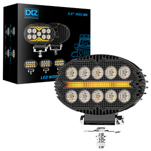 DXZ 2024 yeni 5.5 inç yuvarlak sürüş DRL spot yardımcı ışık WorkLight Led 9-30V Led çalışma ışığı - Product Image 1