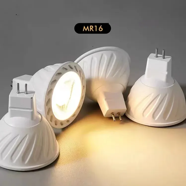 Đèn LED cốc COB chú ý 12v220ve27 GU10 gu5.3 G4 MR16 mr11 pin làm mờ đèn cốc