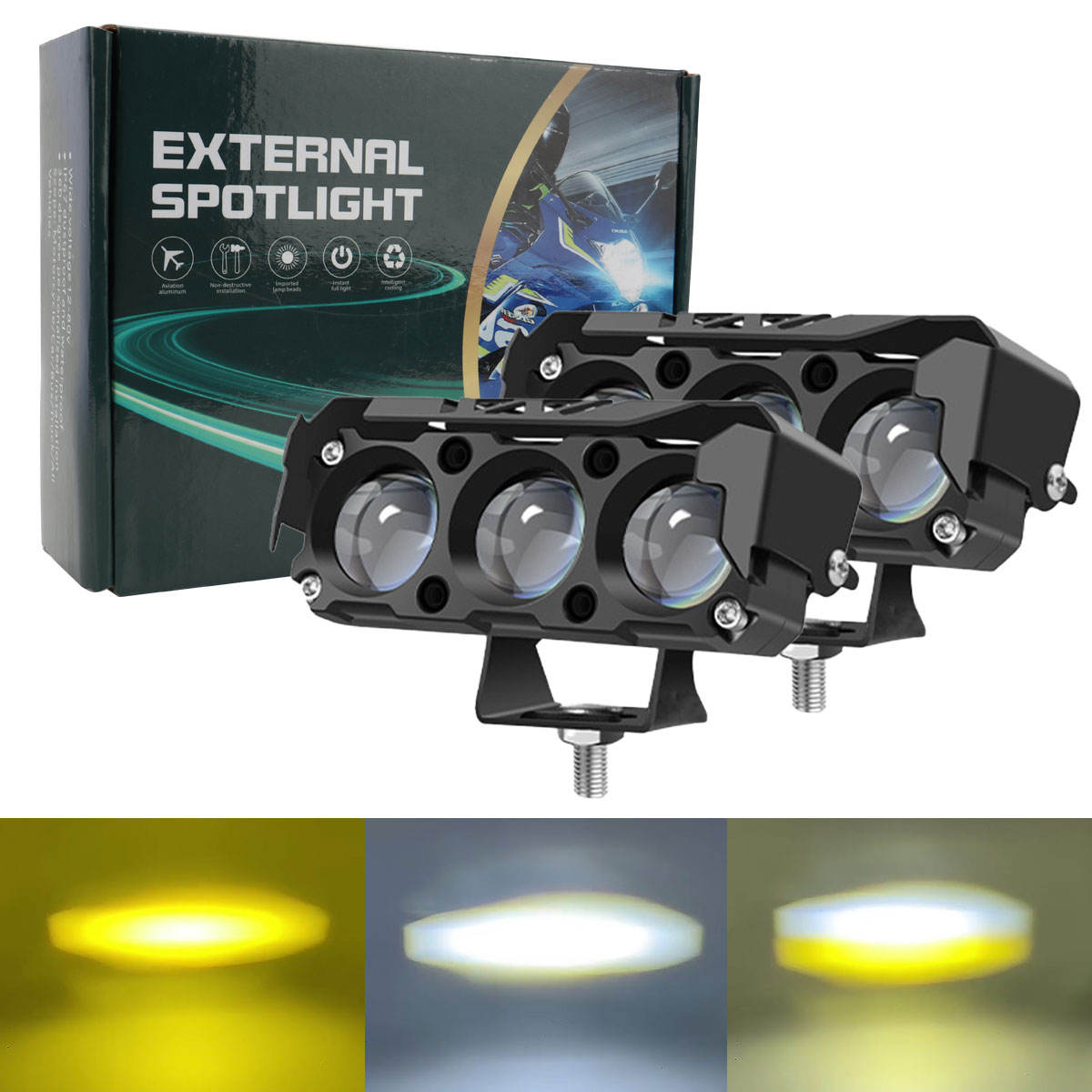 3 lentilles-2 pièces