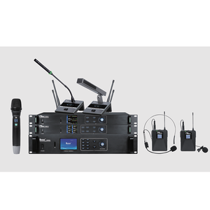 8-канальная UHF Беспроводная Конференц-система для конференц-зала с микрофоном и хостом - Product Image 1