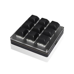 9 key wireless <strong>custom</strong> <strong>keyboard</strong> 2.4G USB three-mode hot swap key <strong>custom</strong>