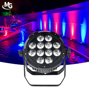 12 ชิ้น RGBW 4 in 1 LED IP65 กันน้ํากลางแจ้ง LEDs Par แบตเตอรี่ Par เอฟเฟกต์เวที DMX512 แสงเวที - Product Image 1