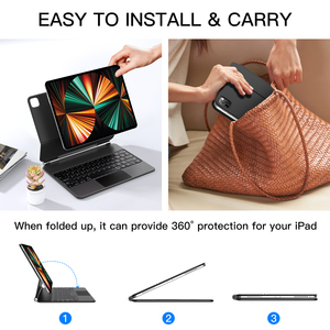 Teclado mágico inalámbrico multitáctil de calidad Superior, teclas retroiluminadas con Trackpad para Ipad Pro 12,9 - Product Image 6