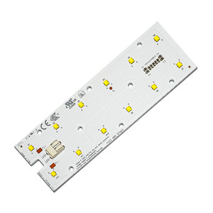 จัดหาโมดูลกลางแจ้ง PCB ZHAGA พร้อมเลนส์ออปติกส์ 2x6 SMD3535 160LM / W โมดูลแสง PCBA - Product Image 5