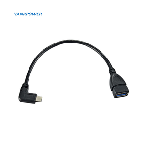 Custom USB3.1 Data OTG Cable USB3.0 Female AF to 90 Degree <strong>USB</strong> Type C Male Cable - Product Image 1