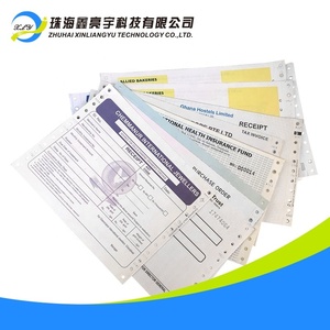 Fabricante 241x280mm 2 capas Papel de computadora sin carbón continuo NCR Hojas de papel de impresión Copias de formularios para factura - Product Image 3