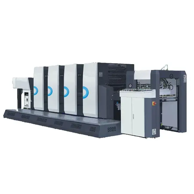 Máquina de impresión en offset de cuatro colores resistente automática Impresora de tamaño de 720*1020 MM