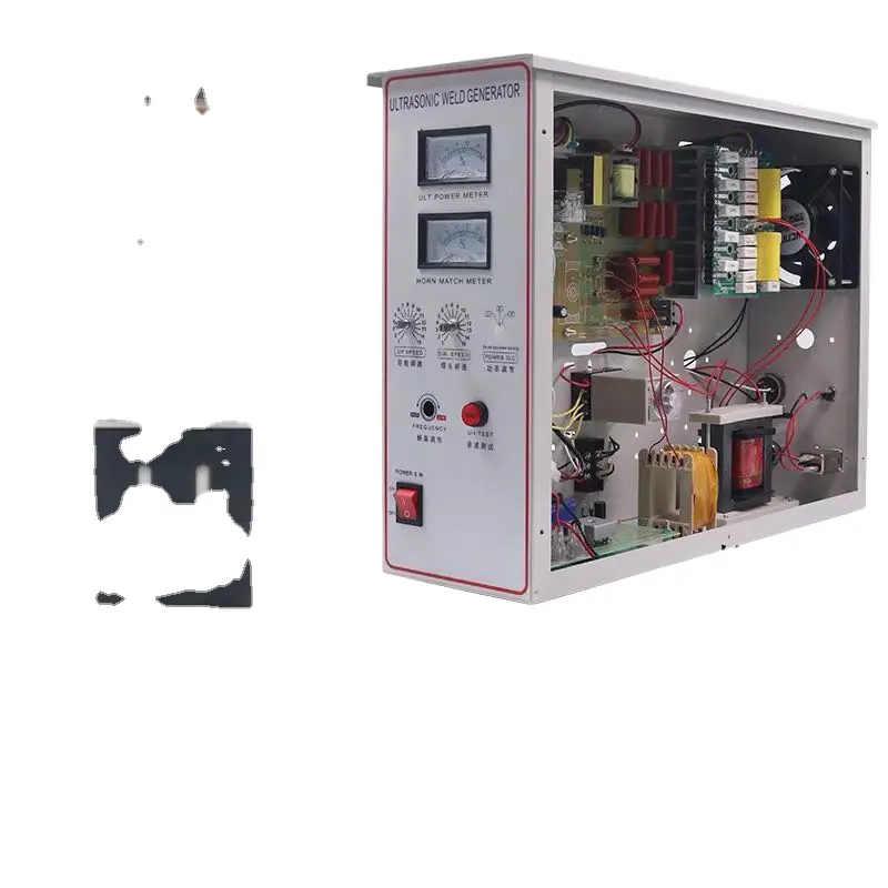 Sistema de soldadura ultrasónica, generador y transductor ultrasónico para máquina de soldadura kn95