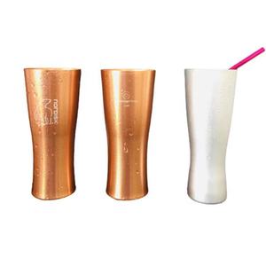 Sihirli şarap bardağı renk değiştiren alüminyum bardak kullanımlık Metal bira bardağı istiflenebilir özelleştirilebilir düz kupa ucuz su kupası - Product Image 2