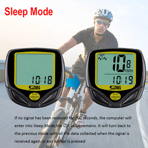 Ordenador inalámbrico para bicicleta Sunding, ordenador para bicicleta estática, velocímetro, odómetro para ciclismo, resistente a la lluvia - Product Image 3
