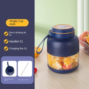 Taşınabilir USB-C kişisel mikser hepsi 1 taze suyu taşınabilir karıştırıcılar ve Mini meyve yüzlü Milkshake mikser şişe sıkacağı - Product Image 6