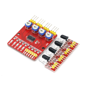 Rastreo infrarrojo de cuatro vías/módulo de seguimiento de 4 canales/línea de transmisión/evitación de obstáculos/coche/sensores de robot - Product Image 3
