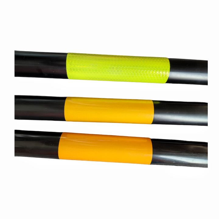 China Plastic Collapsible Retractable PVC PE Traffic Cone Connect Bars 18 Inches Reflective Traffic Cone Connect Pole