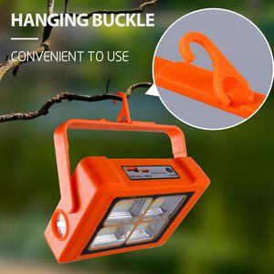 Reflector solar plegable portátil de 2400mAh con mango Fuente de luz LED y función de Banco de energía Luces de jardín de plástico - Product Image 2