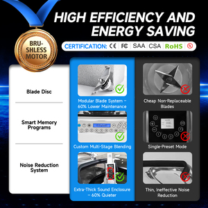 Moseener Bếp đa chức năng 3 trong 1 tươi Máy ép trái cây máy xay sinh tố <span class=keywords><strong>Mixer</strong></span> mixeur điện máy xay sinh tố cạo máy nước đá cho thương mại - Product Image 4