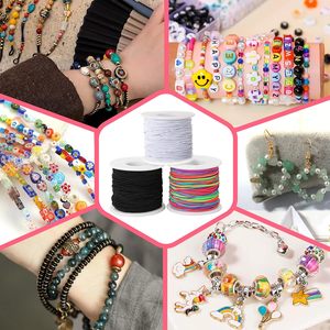 1mm 100m/109 Yards Elastic <strong>String</strong> Stretchy <strong>String</strong> for Bracelet Making Rainbow Bracelet <strong>String</strong> Elastic Cord,TLX0188