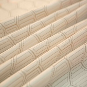 Free Sample 100% Polyester Knitted Fabric for Mattress <strong>Gray</strong> Lightweight &amp; Water Resistant with Dot Pattern Low MOQ - Product Image 4
