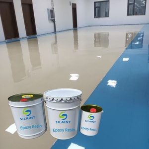 Silaintee 3D环氧树脂地板制造商自流平防滑胶粘剂 - Product Image 1