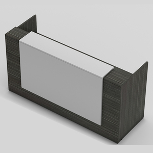 Bán buôn bàn tiếp tân đồ nội thất văn phòng phía trước bàn tiếp tân Walnut Màu tiếp tân bàn văn phòng - Product Image 6