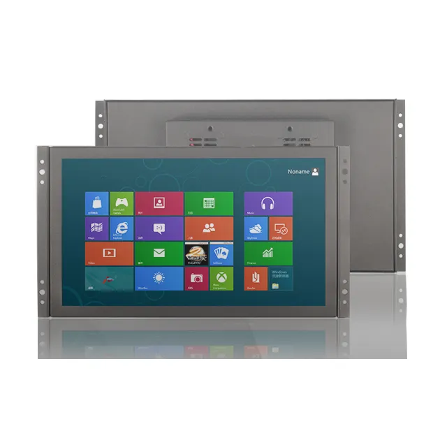 קטן גודל 11.6 אינץ פתוח מוטבעים מסגרת מגע LCD מסך 1000cd/m בהירות גבוהה LCD תעשייתי צג