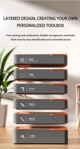 ชุดเครื่องมือ6ชั้นแบบอเนกประสงค์ชุดเครื่องมือ DIY สำหรับซ่อมแซมบ้านและโปรเจกต์ - Product Image 3