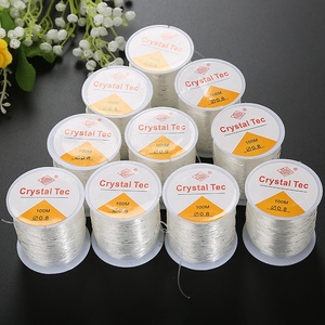 0.4-1.0mm 100m/roll Big DIY <strong>Elastic</strong> Crystal Line Bracelet Fish Wire Jewelry Cord Transparent Beading Rope <strong>String</strong> Thread - Product Image 4