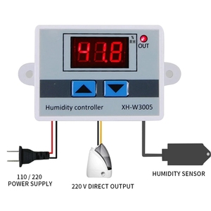 Controlador de temperatura de humedad, termostato Digital Humidistat con Sensor XH-W3005 - Product Image 1