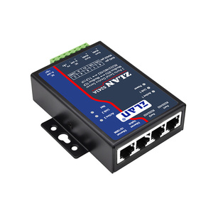 2 ports <strong>ethernet</strong> industrial gateway converter RS485 to <strong>Ethernet</strong> <strong>TCP</strong> <strong>IP</strong> Modbus Gateway serial server ZLAN5243A - Product Image 3