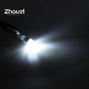 10 adet T10 LED araba ampuller 12V 5730 çip su geçirmez beyaz ışık geniş ışın plaka ışık iç/gösterge lambaları