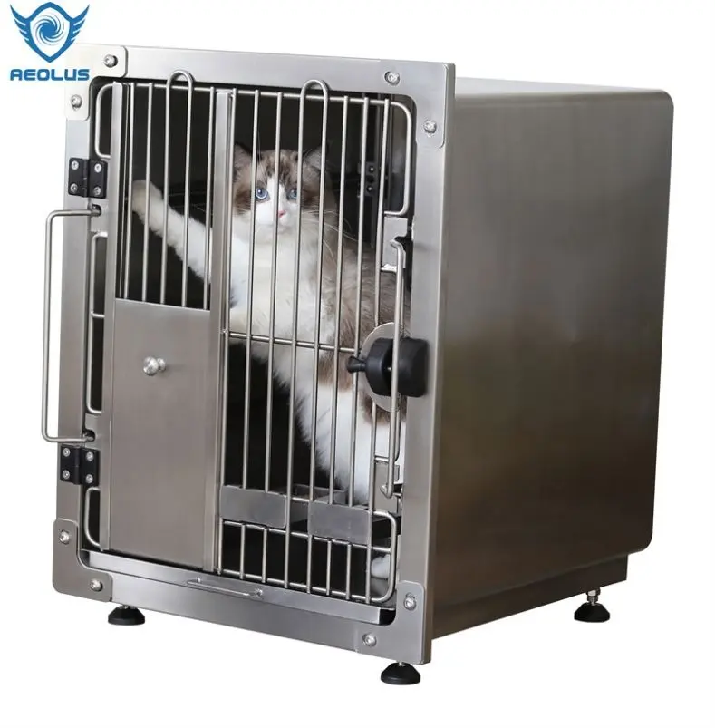 Veterinary Dog Large Cages Stainless Steel Wide Parrot Budgie Bird Rabbit Cage