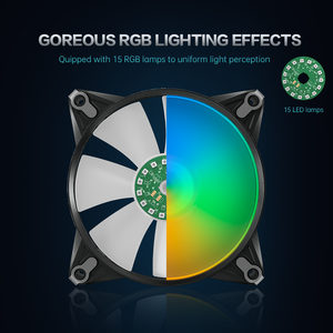 Asiahorse New Design 120mm Fan Computer <strong>Pc</strong> case Fan Rgb Pwm Argb Cooling Fan for <strong>Pc</strong> - Product Image 4
