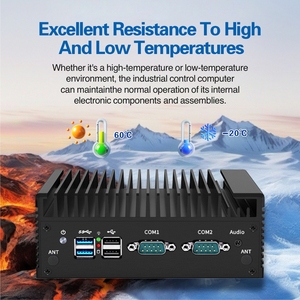 <strong>2</strong> Ethernet 6 USB <strong>2</strong> COM DDR4 Industrial Embedded <strong>Desktop</strong> PC with Intel N100 Dual <strong>NIC</strong> <strong>Linux</strong> &amp; Windows Compact Mini Design AU Plug - Product Image 4