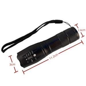 ไฟฉาย LED ชาร์จไฟได้แบบพกพา, ไฟฉายยุทธวิธีแบตเตอรี่ลิเธียมไอออน - Product Image 5