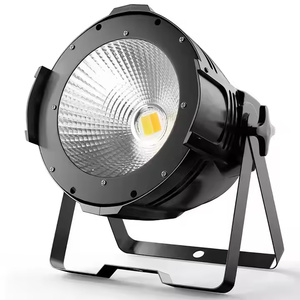 200W DMX COB LED sıcak soğuk beyaz Par sahne aydınlatması ekipmanları