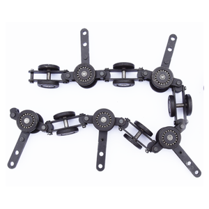 Sistema transportador colgante industrial para carga y descarga