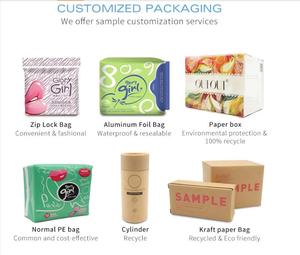 Ultra-Dày & Ultra-Mỏng Mềm Sexy Hữu Cơ Tùy Chỉnh Miễn Phí Của Phụ Nữ Vệ Sinh Khăn Ăn Kinh Nguyệt Miếng Đệm Làm Bằng Tre Than - Product Image 5