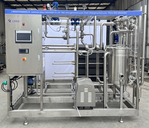 Hoch effizienter Pasteur isierer 500-20000l/H Für Eiscreme Verarbeitung linie kunden spezifische Pasteur isierungs maschine für Milch/Joghurt/Fruchtsaft - Product Image 1