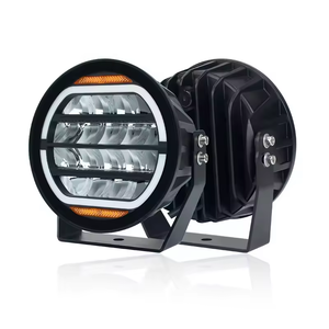 Araç aydınlatma sistemi, yeni 5/7/9 inç LED sürüş işıkları beyaz Amber DRL süper parlak LED İş işık oto kamyon için - Product Image 1