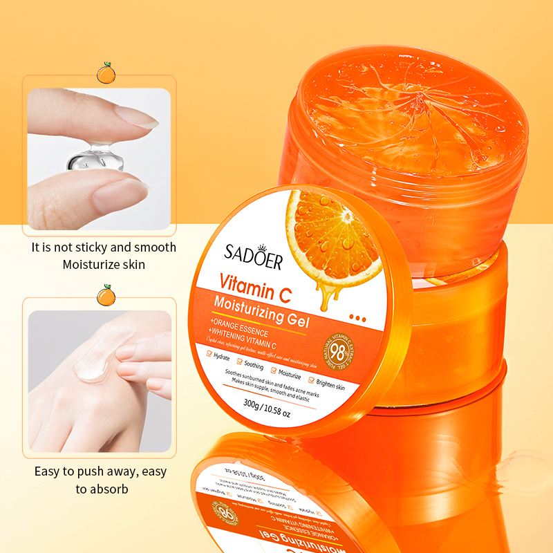 Gel hydratant à la vitamine C et à l'aloe vera 300 g
