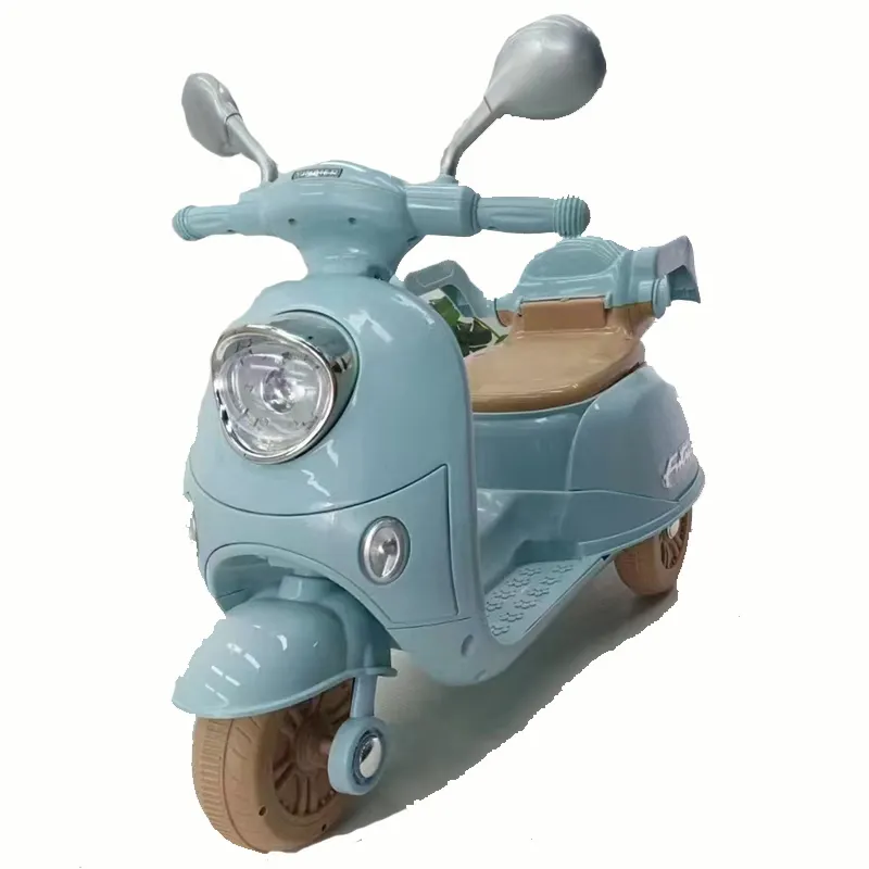 Дешевая новая модель светодиодного мигающего 3-колесного детского электрического мотоцикла с музыкой для детей