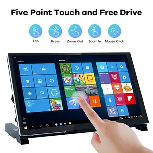 RPI 7-Zoll-Touchscreen IPS 1024x600 HD LCD HDMI-kompatibler Display halter als Sekundär bildschirm für <span class=keywords><strong>Raspberry</strong></span> <span class=keywords><strong>Pi</strong></span> 4B 3B 3B PC - Product Image 2